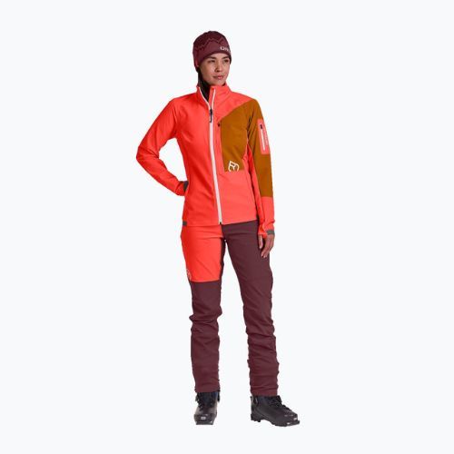 Giacca softshell donna ORTOVOX Berrino coral
