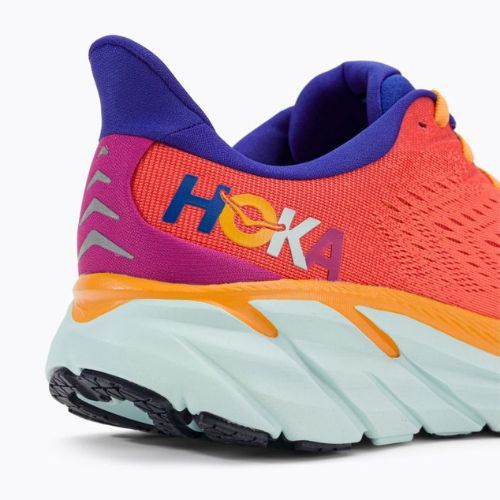 HOKA scarpe da corsa da uomo Clifton 8 fiesta/bluing
