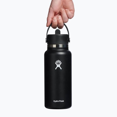 Bottiglia termica Hydro Flask Wide Flex Straw 945 ml nero
