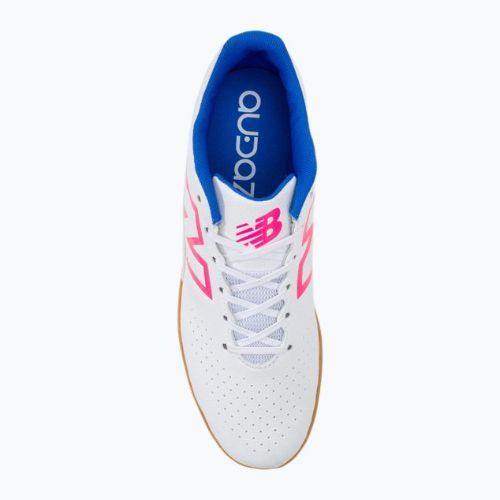 Scarpe da calcio uomo New Balance Audazo V6 Control IN bianco