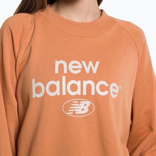 New Balance Essentials Reimagined Archive French Terry Crewneck donna seppia