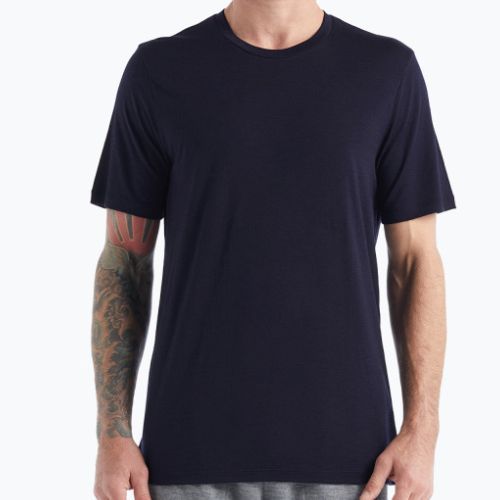 Camicia da trekking Icebreaker Tech Lite II midnight navy da uomo