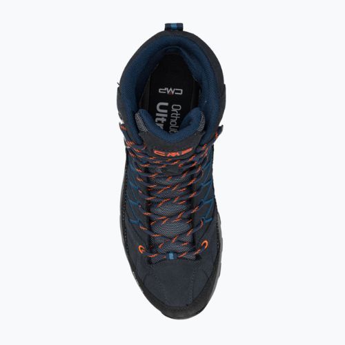 Stivali da trekking da uomo CMP Rigel Mid Wp blu navy 3Q12947/27NM