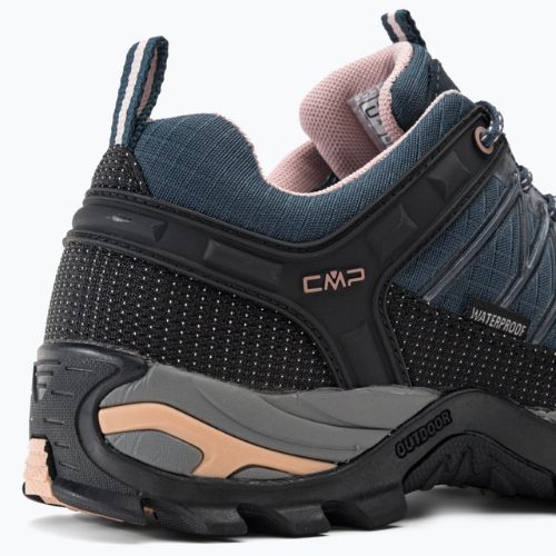 Stivali da trekking da donna CMP Rigel Low Wp blu navy 3Q54456/53UG