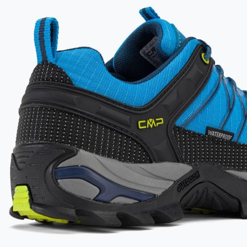 Stivali da trekking da uomo CMP Rigel Low Wp blu 3Q54457/02LC