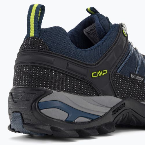Stivali da trekking da uomo CMP Rigel Low Wp blu navy 09NE/09NE