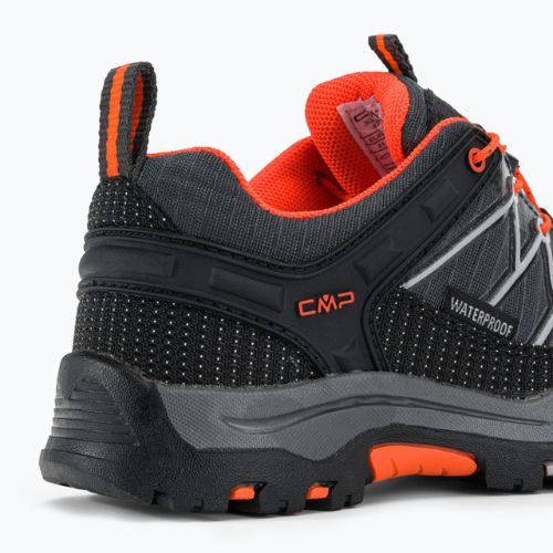 Scarponi da trekking per bambini CMP Rigel Low Wp antracite/arancio flash