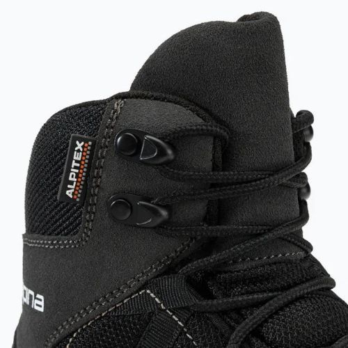 Alpina Tracker Mid, scarponi da trekking da uomo, nero/grigio