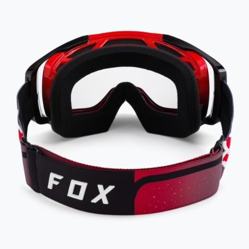 Occhiali da ciclismo Fox Racing Airspace Vizen fluo/rosso