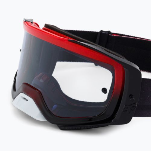 Occhiali da ciclismo Fox Racing Airspace Vizen fluo/rosso