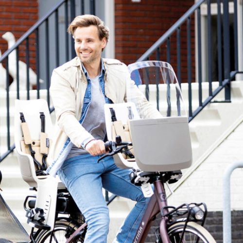 Seggiolino per bicicletta bobike Exclusive Maxi Plus safari chick