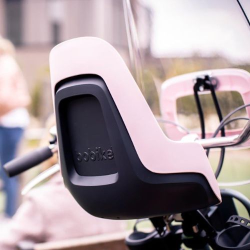 Seggiolino per bicicletta bobike Go Mini rosa confetto
