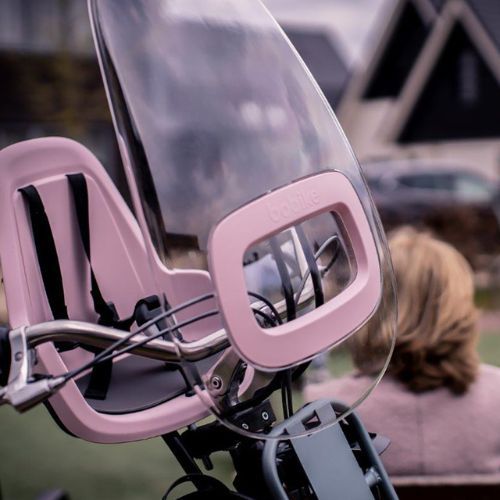 Seggiolino per bicicletta bobike Go Mini rosa confetto