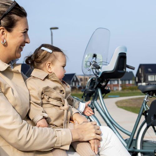 Sella per bicicletta bobike Go Mini grigio macaron