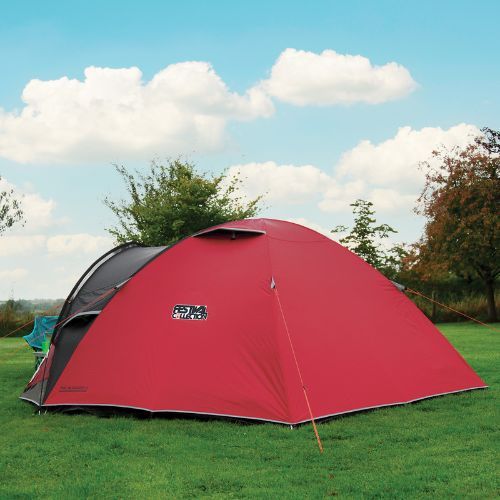 Tenda da campeggio per 3 persone Coleman The Blackout rosso/nero