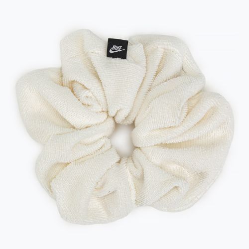 Cravatta per capelli Nike arricciata Large Terry bianco/nero