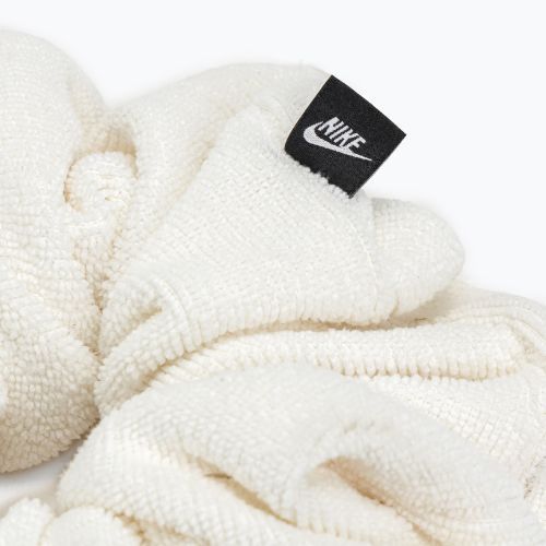 Cravatta per capelli Nike arricciata Large Terry bianco/nero