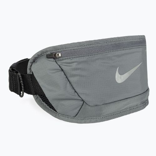 Nike Challenger 2.0 Waist Pack Grande marsupio grigio fumo/nero/argento
