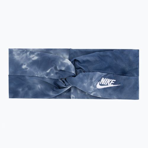 Nike Twist Knot Fascia Tie Dye blu diffuso/bianco osfm