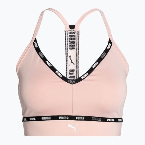 Reggiseno fitness PUMA Low Impact Strong Strappy rosa polvere