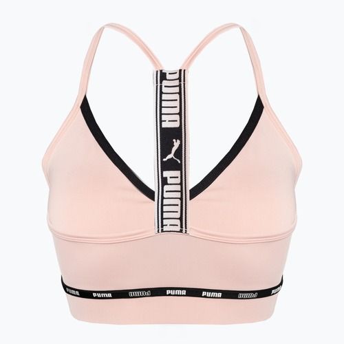 Reggiseno fitness PUMA Low Impact Strong Strappy rosa polvere
