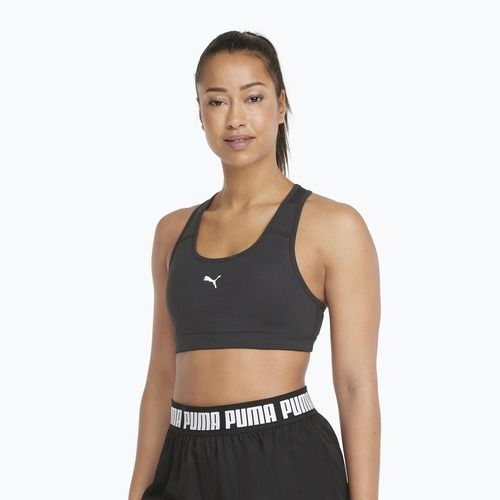 PUMA Mid Impact 4Keeps Graphic PM reggiseno fitness puma nero/bianco gatto piccolo