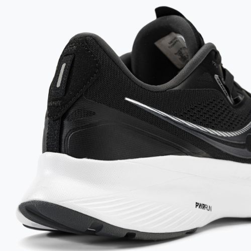 Scarpe da corsa Saucony Guide 15 nero/bianco da uomo