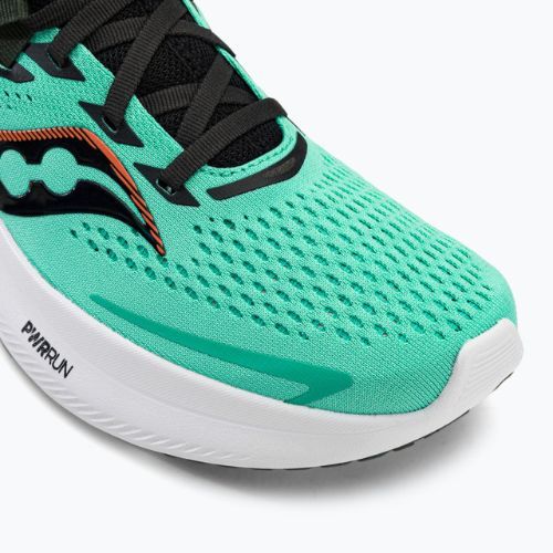 Scarpe da corsa Saucony Ride 15 coolmint/zest da uomo