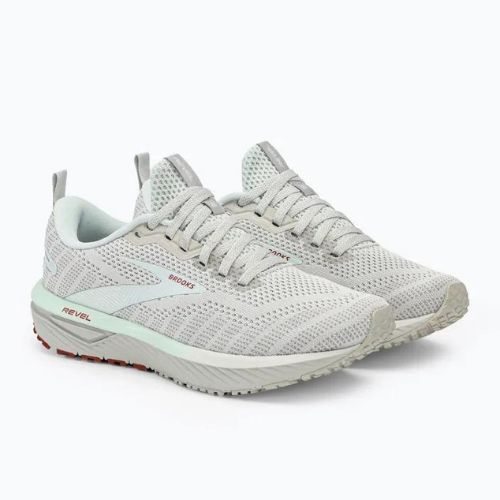 Brooks Revel 6 scarpe da corsa da donna oyster mushroom/alloy/blu