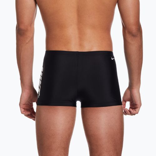 Boxer da bagno a gamba quadrata Nike Shift Uomo, nero