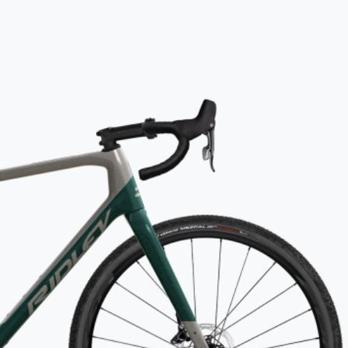 Ridley Kanzo Adventure Rival1 gravel bike grigio autunno metallizzato/verde corsa metallizzato/nero