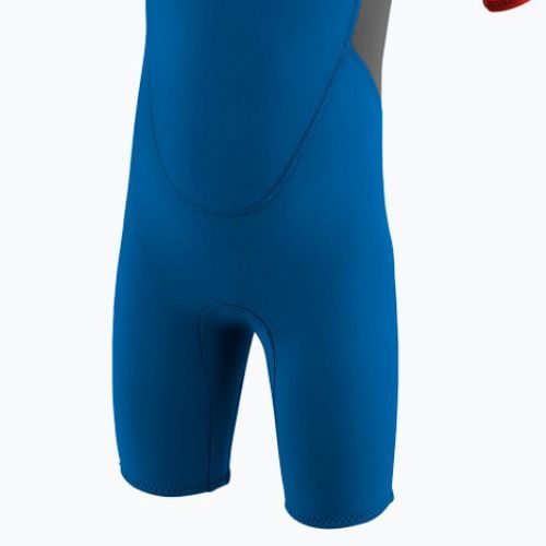 O'Neilller Reactor-2 2 mm Back Zip S/S oceano/grafite/rosso schiuma da nuoto per bambini