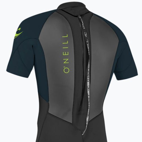O'Neill Reactor-2 2 mm Back Zip Spring nero/ardesia schiuma da nuoto per bambini