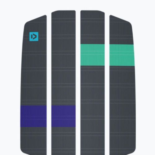 DUOTONE Team Front grigio scuro/viola kiteboarding pad