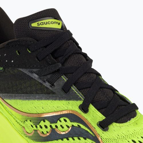 Scarpe da corsa Saucony Ride 16 da uomo, citron/nero