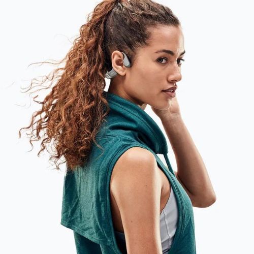Cuffie wireless grigie Shokz OpenRun