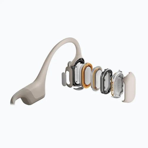Cuffie wireless Shokz OpenRun Pro beige