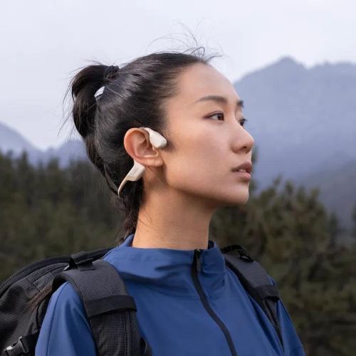 Cuffie wireless Shokz OpenRun Pro Mini beige