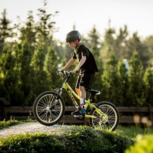 Bicicletta per bambini Kellys Marc 90 24" blu/arancio/nero