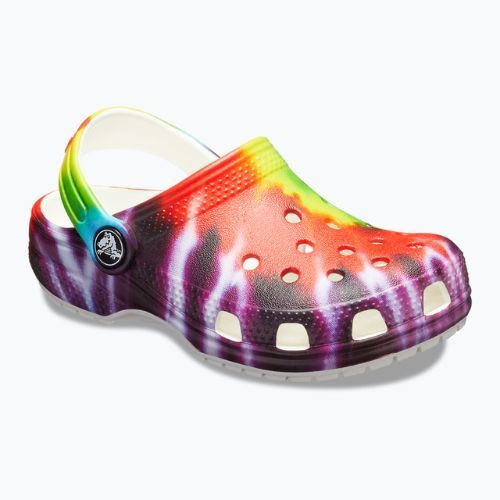 Crocs Classic Tie-Dye Graphic Clog T infradito per bambini multicolore