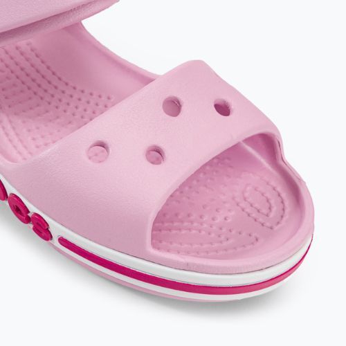 Crocs Bayaband Sandal K ballerina rosa/rosa caramella sandali per bambini