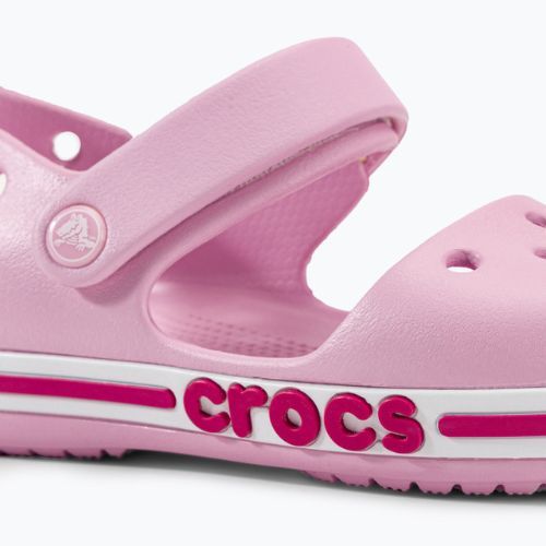 Crocs Bayaband Sandal K ballerina rosa/rosa caramella sandali per bambini
