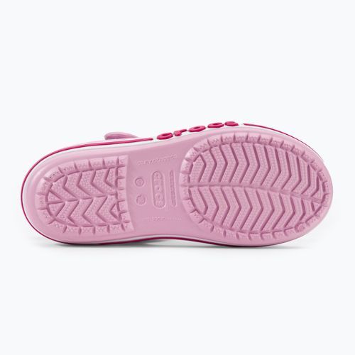 Crocs Bayaband Sandal K ballerina rosa/rosa caramella sandali per bambini
