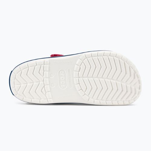 Crocs Crocband infradito bianco/blu jean