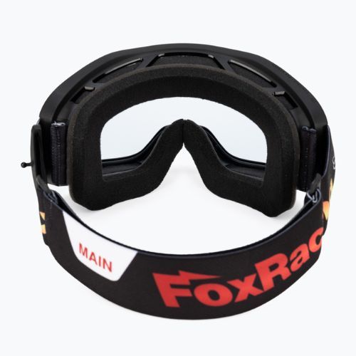 Fox Racing Main Statk+ nero/rosso/fumo occhiali da ciclismo
