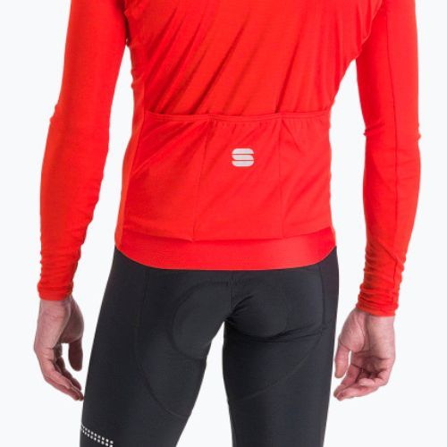 Sportful Matchy Uomo manica lunga da ciclismo rosso peperoncino