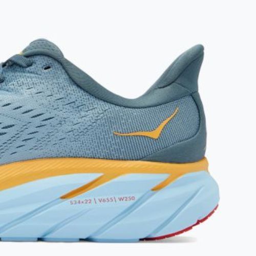 Scarpe da corsa da uomo HOKA Clifton 8 blu goblin/montagna primavera