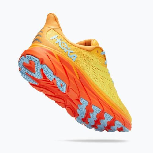 Scarpe da corsa da uomo HOKA Clifton 8, giallo radioso/mais