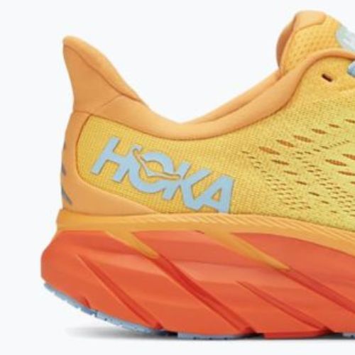 Scarpe da corsa da uomo HOKA Clifton 8, giallo radioso/mais