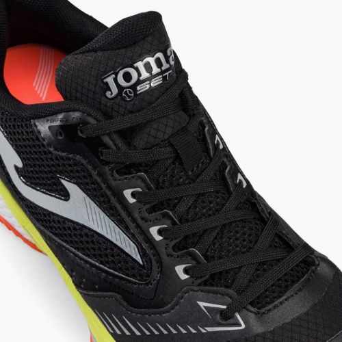 Scarpe da tennis da uomo Joma Set P nero/limone fluoro
